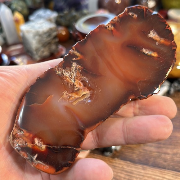Carnelian Crystal Slice! - Picture 3 of 4